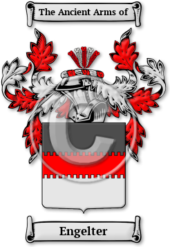 Engelter Family Crest Download (jpg) Legacy Series - 150 DPI