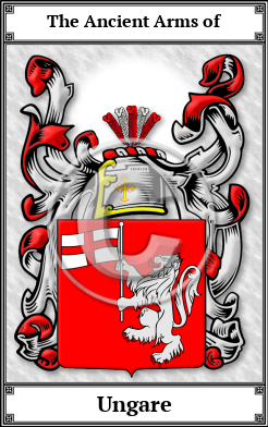 Ungare Family Crest Download (JPG)  Book Plated - 150 DPI