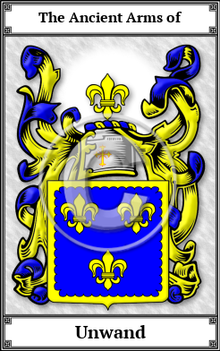 Unwand Family Crest Download (JPG)  Book Plated - 150 DPI