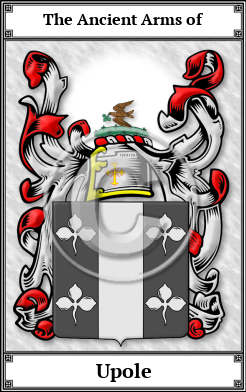 Upole Family Crest Download (JPG) Book Plated - 600 DPI