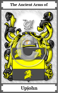 Upjohn Family Crest Download (JPG)  Book Plated - 150 DPI
