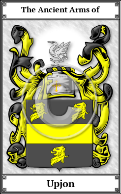 Upjon Family Crest Download (JPG) Book Plated - 600 DPI