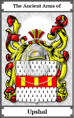Upshal Family Crest Download (JPG) Book Plated - 600 DPI