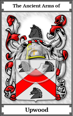 Upwood Family Crest Download (JPG) Book Plated - 600 DPI