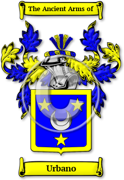 Urbano Family Crest Download (JPG) Legacy Series - 600 DPI