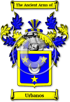Urbanos Family Crest Download (jpg) Legacy Series - 150 DPI