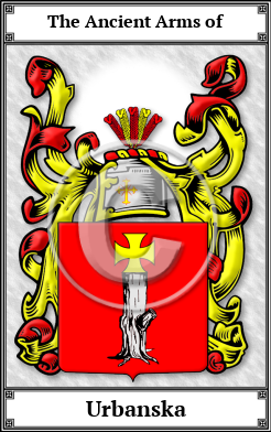 Urbanska Family Crest Download (JPG)  Book Plated - 150 DPI