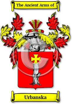 Urbanska Family Crest Download (jpg) Legacy Series - 150 DPI