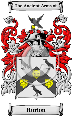 Hurion Family Crest Download (jpg) Heritage Series - 150 DPI