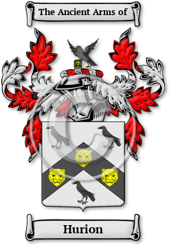 Hurion Family Crest Download (JPG) Legacy Series - 600 DPI