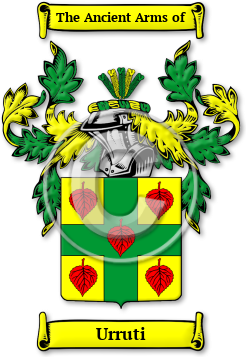 Urruti Family Crest Download (JPG) Legacy Series - 600 DPI