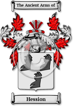 Hession Family Crest Download (jpg) Legacy Series - 150 DPI