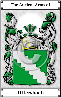 Ottersbach Family Crest Download (JPG)  Book Plated - 150 DPI
