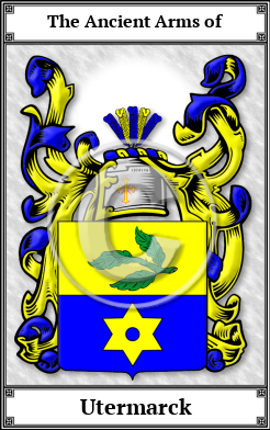 Utermarck Family Crest Download (JPG) Book Plated - 600 DPI