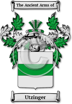 Utzinger Family Crest Download (JPG) Legacy Series - 600 DPI