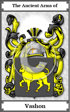 Vashon Family Crest Download (JPG)  Book Plated - 150 DPI