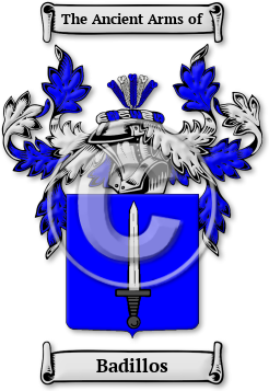 Badillos Family Crest Download (jpg) Legacy Series - 150 DPI