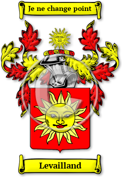 Levailland Family Crest Download (jpg) Legacy Series - 150 DPI