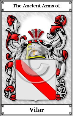 Vilar Family Crest Download (JPG)  Book Plated - 150 DPI