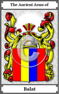 Balat Family Crest Download (JPG)  Book Plated - 150 DPI
