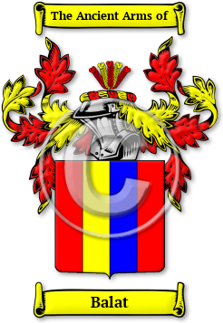 Balat Family Crest Download (jpg) Legacy Series - 150 DPI