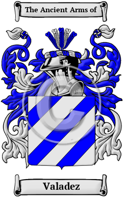 Valadez Family Crest Download (JPG) Heritage Series - 600 DPI