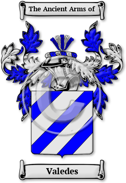 Valedes Family Crest Download (jpg) Legacy Series - 150 DPI