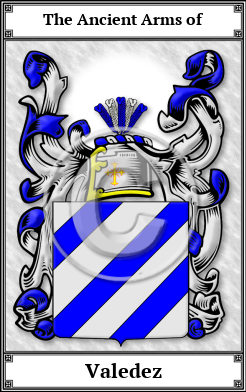 Valedez Family Crest Download (JPG)  Book Plated - 150 DPI