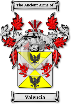 Valencia Family Crest Download (jpg) Legacy Series - 150 DPI