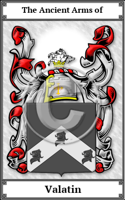 Valatin Family Crest Download (JPG)  Book Plated - 150 DPI