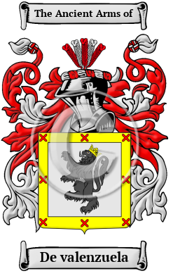 De valenzuela Family Crest/Coat of Arms