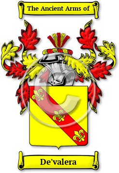 De'valera Family Crest Download (jpg) Legacy Series - 150 DPI