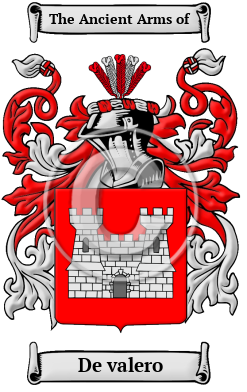 De valero Family Crest/Coat of Arms