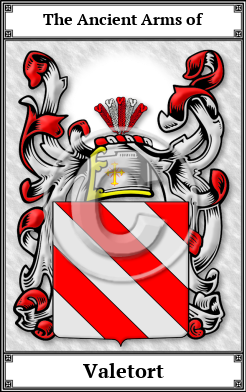 Valetort Family Crest Download (JPG)  Book Plated - 150 DPI