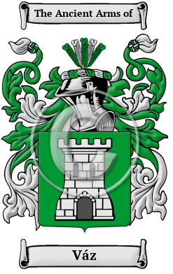 Váz Family Crest/Coat of Arms