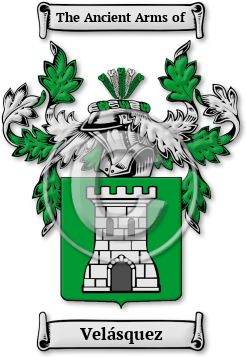 Velásquez Family Crest Download (jpg) Legacy Series - 150 DPI