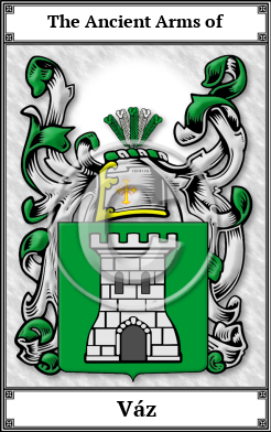 Váz Family Crest Download (JPG)  Book Plated - 150 DPI