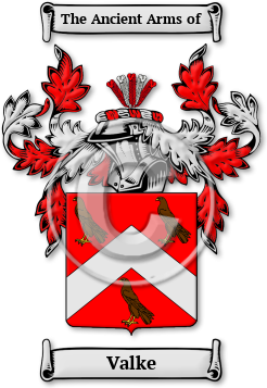 Valke Family Crest Download (jpg) Legacy Series - 150 DPI