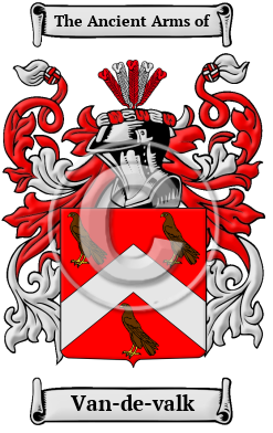 Van-de-valk Family Crest Download (JPG) Heritage Series - 600 DPI