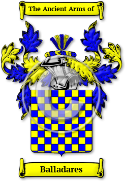 Balladares Family Crest Download (JPG) Legacy Series - 600 DPI
