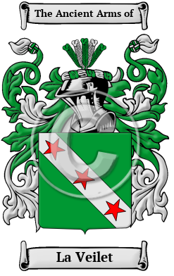 La Veilet Family Crest/Coat of Arms