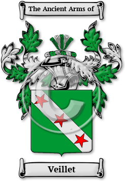 Veillet Family Crest Download (jpg) Legacy Series - 150 DPI