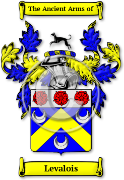 Levalois Family Crest Download (jpg) Legacy Series - 150 DPI