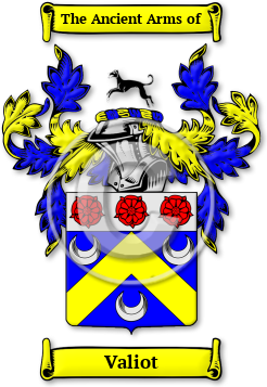 Valiot Family Crest Download (jpg) Legacy Series - 150 DPI