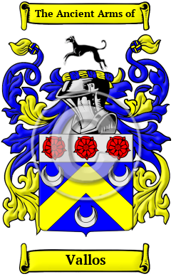 Vallos Family Crest/Coat of Arms