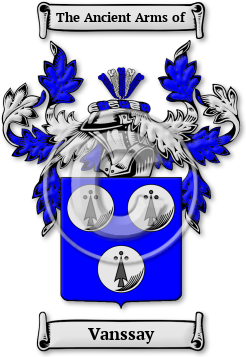 Vanssay Family Crest Download (jpg) Legacy Series - 150 DPI