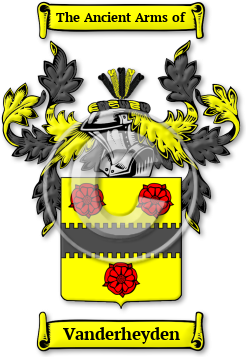 Vanderheyden Family Crest Download (jpg) Legacy Series - 150 DPI