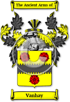 Vanhay Family Crest Download (jpg) Legacy Series - 150 DPI