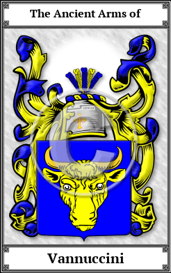 Vannuccini Family Crest Download (JPG)  Book Plated - 150 DPI