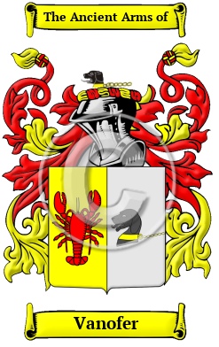 Vanofer Family Crest/Coat of Arms